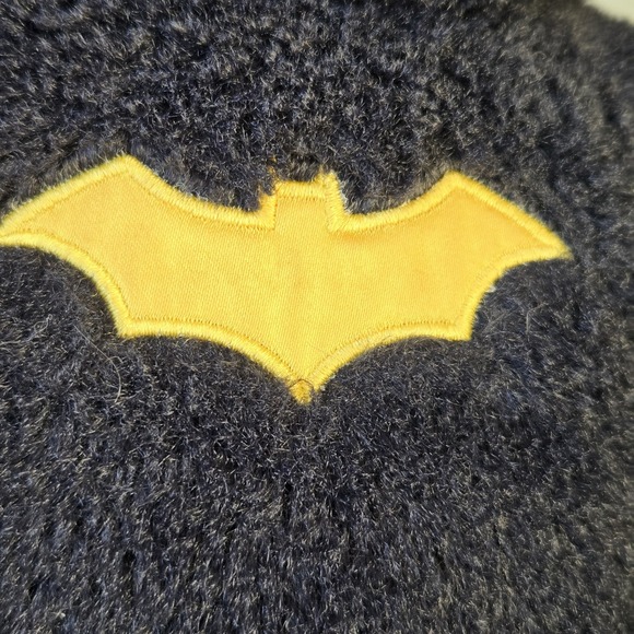 DC Comics Build A Bear Workshop Batman Teddy Bear Stuffed Animal Plush Black EUC - Picture 8 of 16